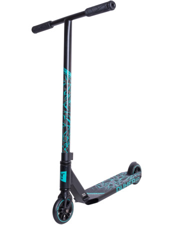 Самокат TechTeam DukeR 1.0 трюковой, черный бирюзовый Самокат TechTeam DukeR 1.0 трюковой, черный бирюзовый